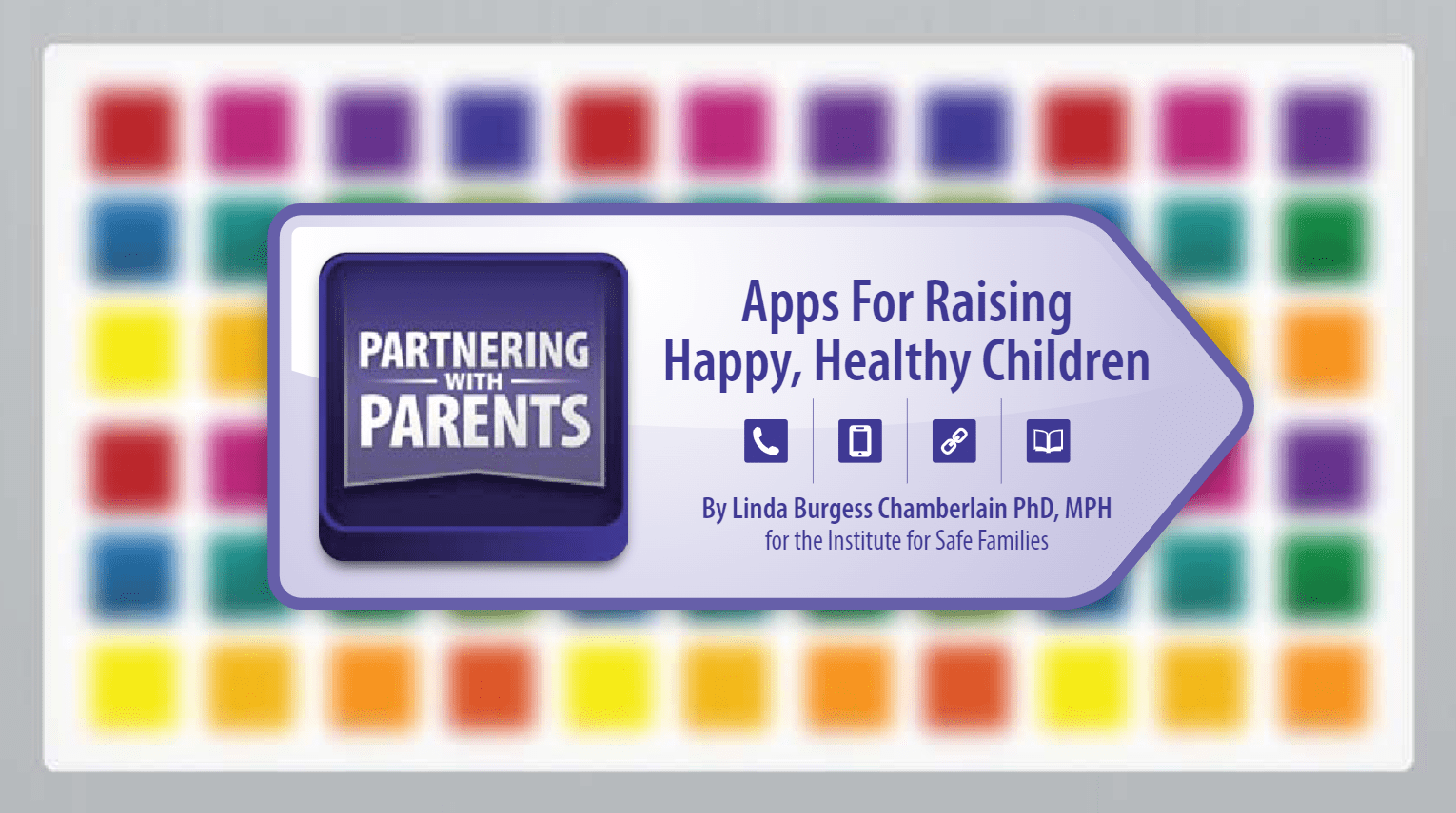 A banner with the words " partnering with parents " on it.